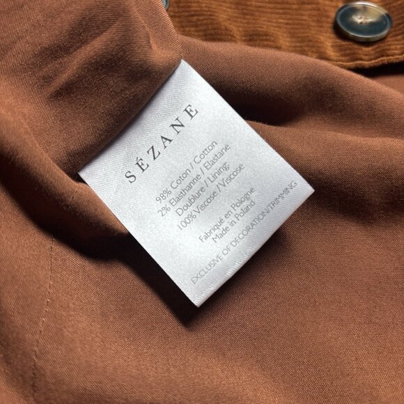 Sezane Brown Corduroy Mini Skirt - Picture 5 of 6
